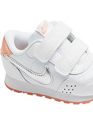 Bílo-oranžové dětské tenisky na suchý zip Nike MD Vaillant
