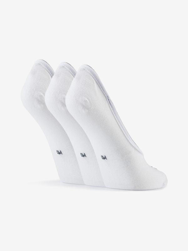 Under Armour Essential Lolo Liner Ponožky 3 páry Bílá