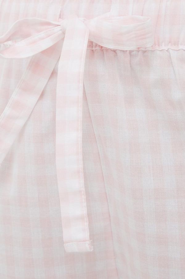 Bavlněné pyžamové šortky GAP růžová barva, bavlněná