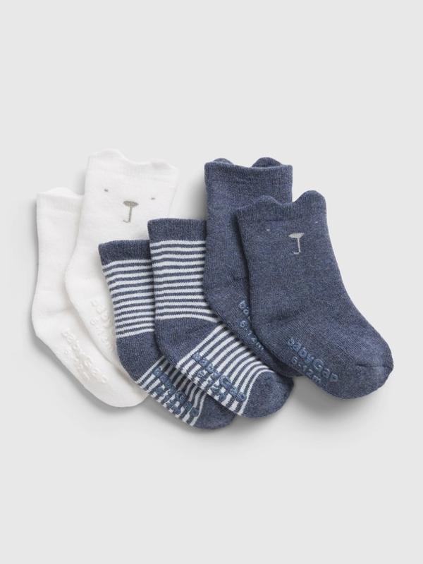 GAP Ponožky 3 páry dětské Modrá