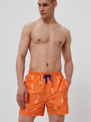 Plavkové šortky Only & Sons oranžová barva