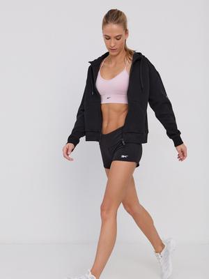 Mikina Reebok GS8988 dámská, černá barva, hladká