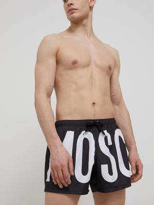Plavkové šortky Moschino Underwear černá barva