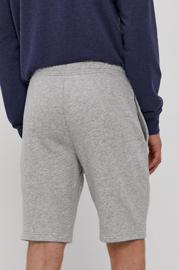 Pyžamové šortky Calvin Klein Underwear pánské, šedá barva, hladké