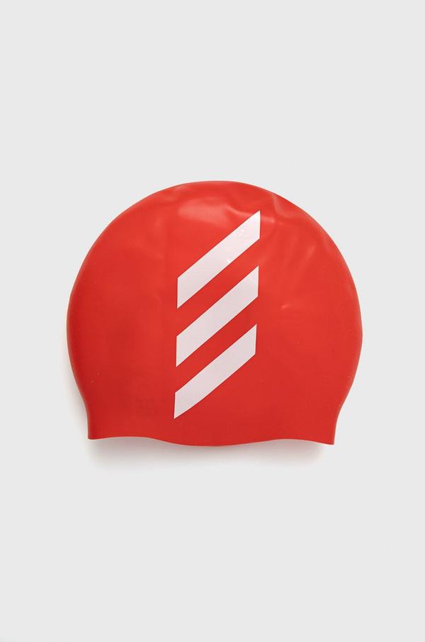 Plavecká čepice adidas Performance HE5081 červená barva