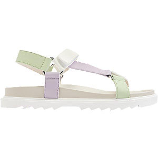 Vícebarevné sandály na suchý zip Catwalk