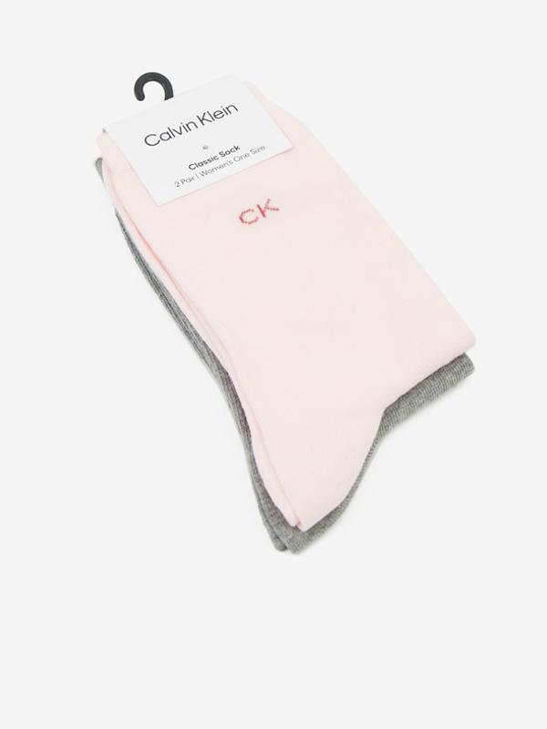 Calvin Klein Underwear	 Ponožky 2 páry Růžová