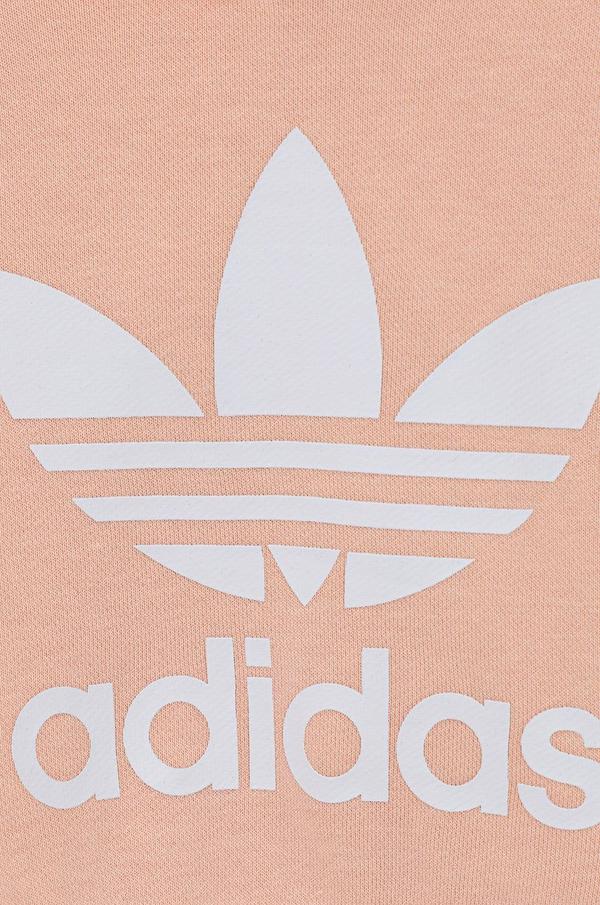 Dětská mikina adidas Originals H32339 růžová barva, s aplikací