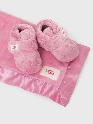 Dětské papuče UGG růžová barva