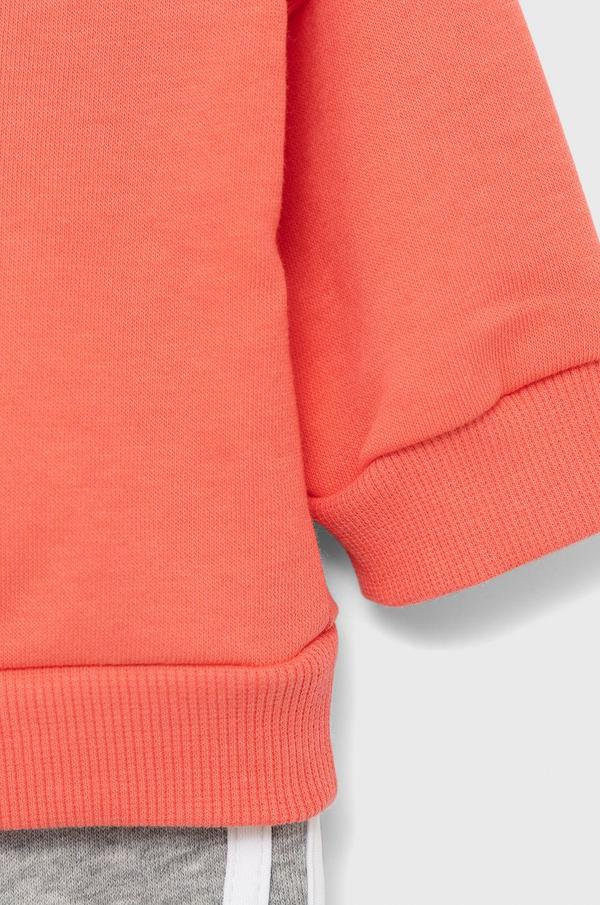Dětská tepláková souprava adidas Performance HF8820 oranžová barva