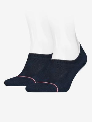 Tommy Hilfiger Ponožky 2 páry Modrá