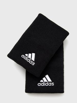 Pásek na zápěstí adidas (2-pack) HD7321 černá barva
