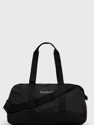 Sportovní taška Reebok Essentials Grip černá barva
