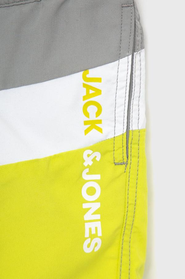 Dětské plavkové šortky Jack & Jones šedá barva