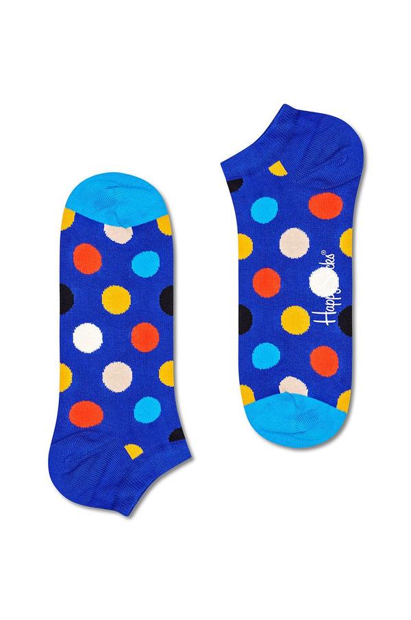 Kotníkové ponožky Happy Socks dámské, tmavomodrá barva