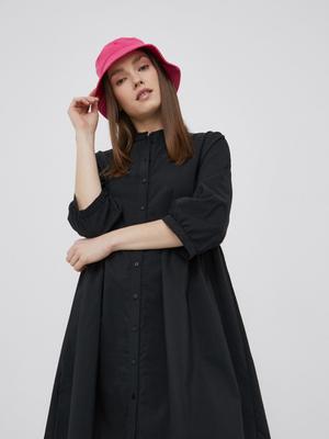Šaty Vero Moda černá barva, mini, oversize