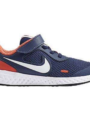 Tmavě modré tenisky na suchý zip Nike Revolution 5