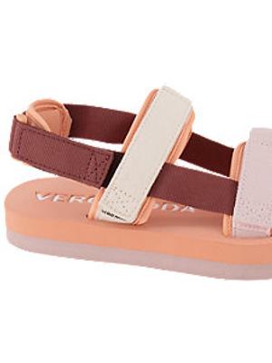 Oranžovo-růžové sandály na suchý zip Vero Moda