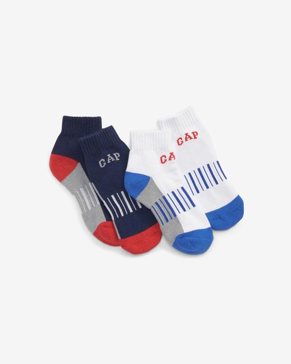 GAP Ponožky 2 páry dětské Modrá Bílá