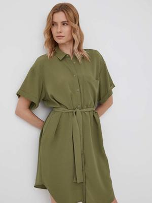 Šaty Noisy May zelená barva, mini