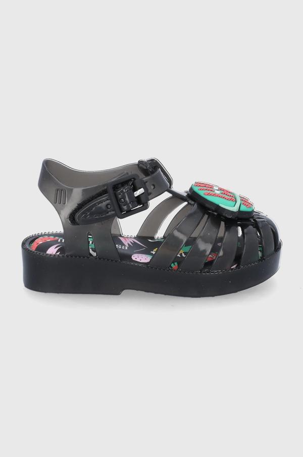 Dětské sandály Melissa černá barva