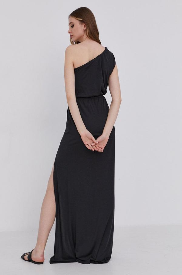 Šaty Answear Lab ECO černá barva, maxi, přiléhavé