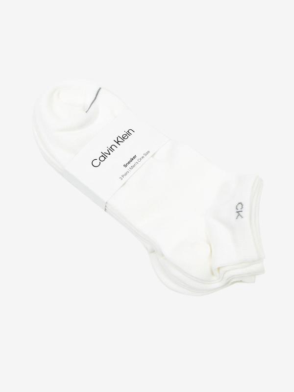 Calvin Klein Underwear	 Ponožky 3 páry Bílá