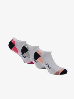 FILA Ponožky 3 páry Bílá
