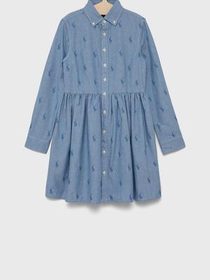 Dívčí šaty Polo Ralph Lauren mini, áčkové