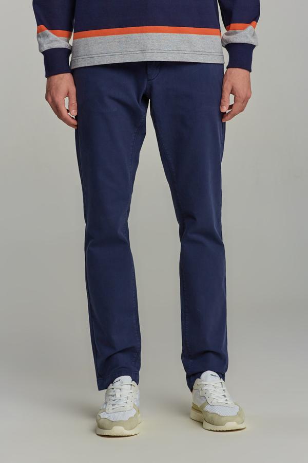 KALHOTY GANT D1. HALLDEN CANVAS CHINOS modrá 31/34