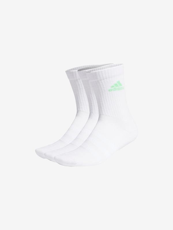 adidas Performance Cush Crew Ponožky 3 páry Bílá