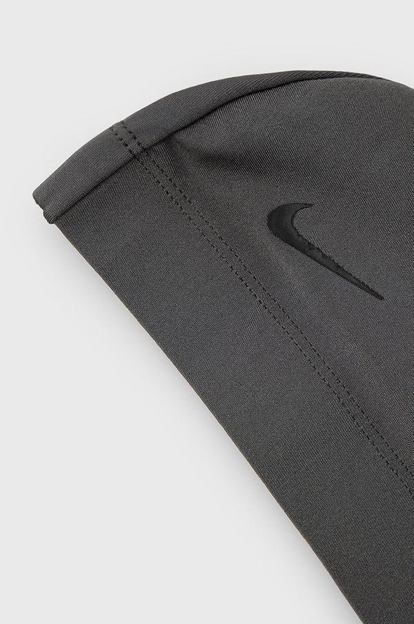 Plavecká čepice Nike Comfort šedá barva