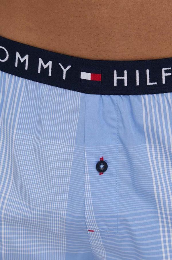 Bavlněné pyžamové šortky Tommy Hilfiger vzorovaná