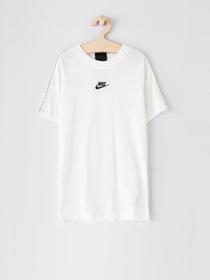 Dětské tričko Nike Kids bílá barva, hladké