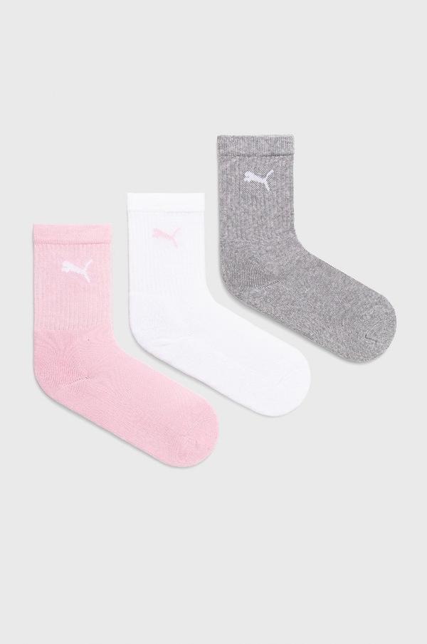 Dětské ponožky Puma 90795805 růžová barva
