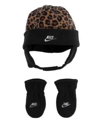 Nike leopard baby trapper