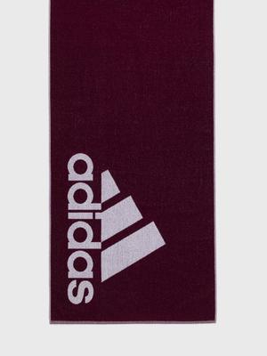 Bavlněný ručník adidas Performance HE5012 vínová barva