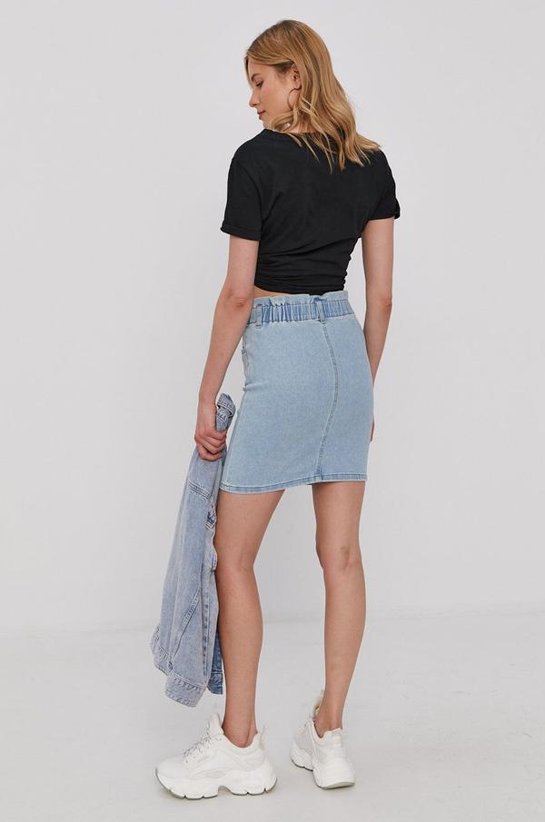 Džínová sukně Vero Moda mini, jednoduchá