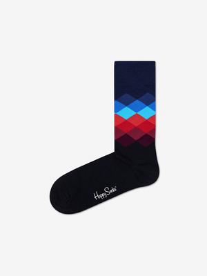 Happy Socks Faded Diamond Ponožky Vícebarevná