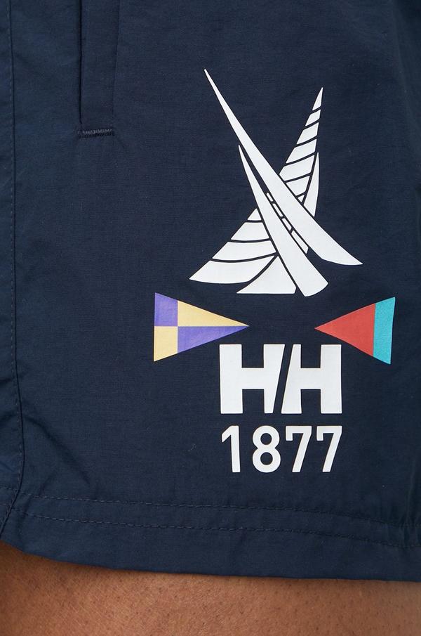 Plavkové šortky Helly Hansen tmavomodrá barva