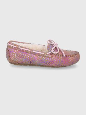 Dětské semišové papuče UGG Dakota Spots