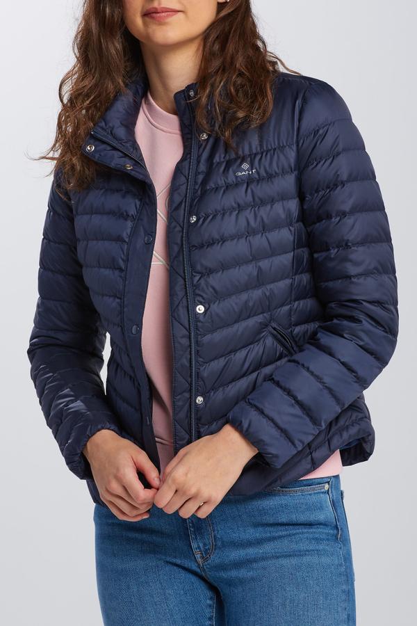 BUNDA GANT LIGHT DOWN JACKET modrá S