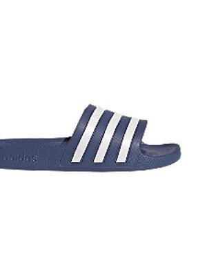Modro-bílé pantofle adidas