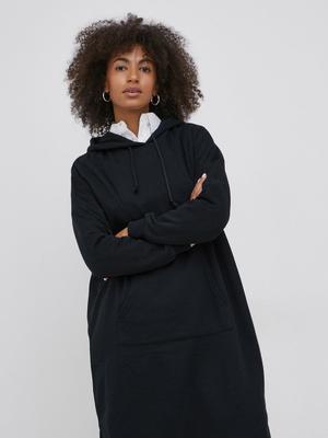 Šaty Noisy May černá barva, mini, jednoduchý