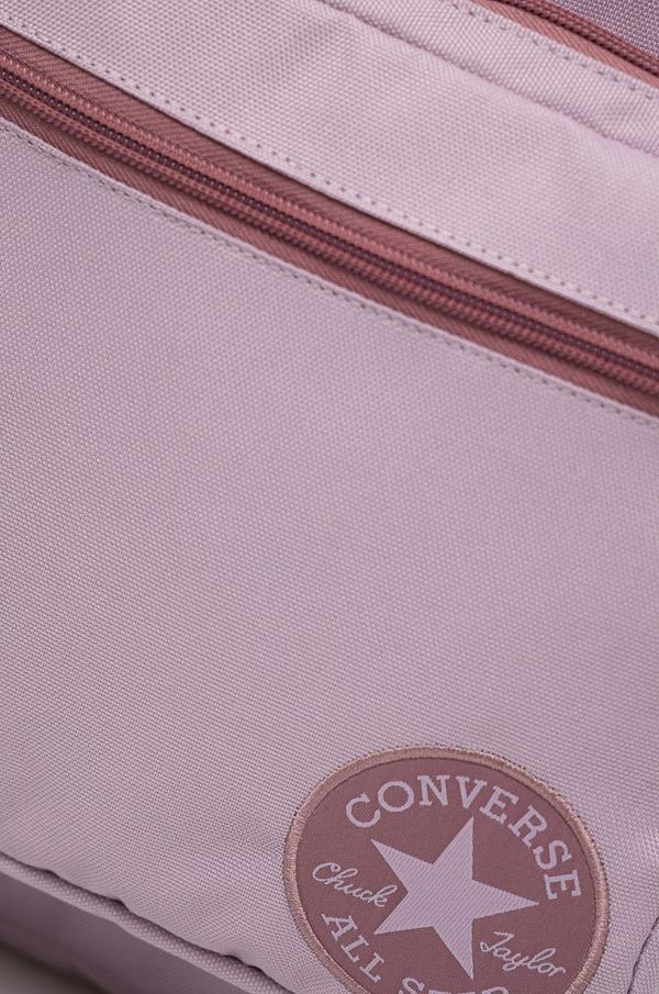 Batoh Converse fialová barva, velký, hladký