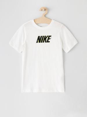Dětské tričko Nike Kids bílá barva, s potiskem
