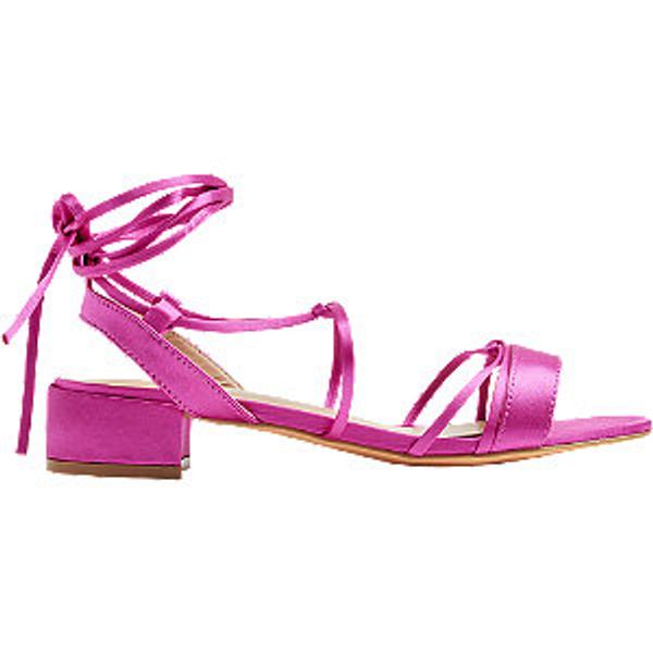 Růžové sandály na podpatku Catwalk