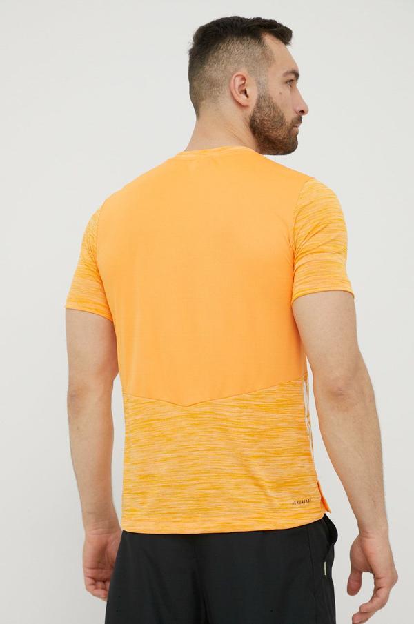 Tréninkové tričko adidas Performance HC3333 oranžová barva, s potiskem