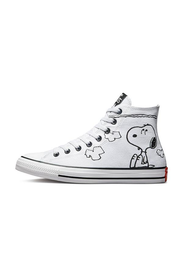 Kecky Converse Converse X Peanuts bílá barva