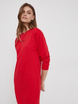 Šaty Armani Exchange červená barva, mini